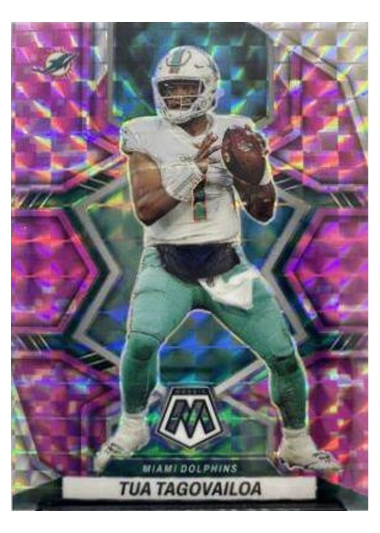 2022 Panini Mosaic Base Set Tua Tagovailoa #121 card
