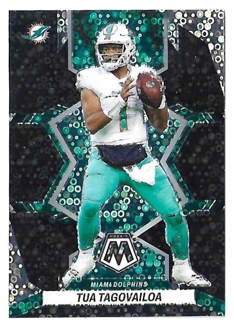 2022 Panini Mosaic Base Set Tua Tagovailoa #121 card