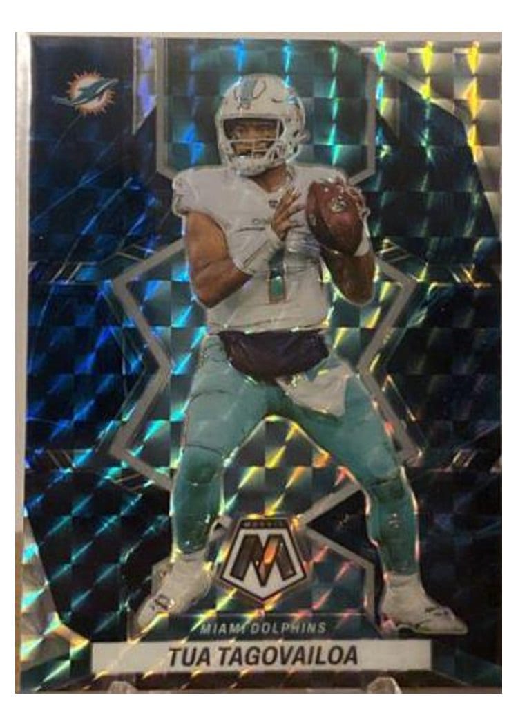 2022 Panini Mosaic Base Set Tua Tagovailoa #121 card