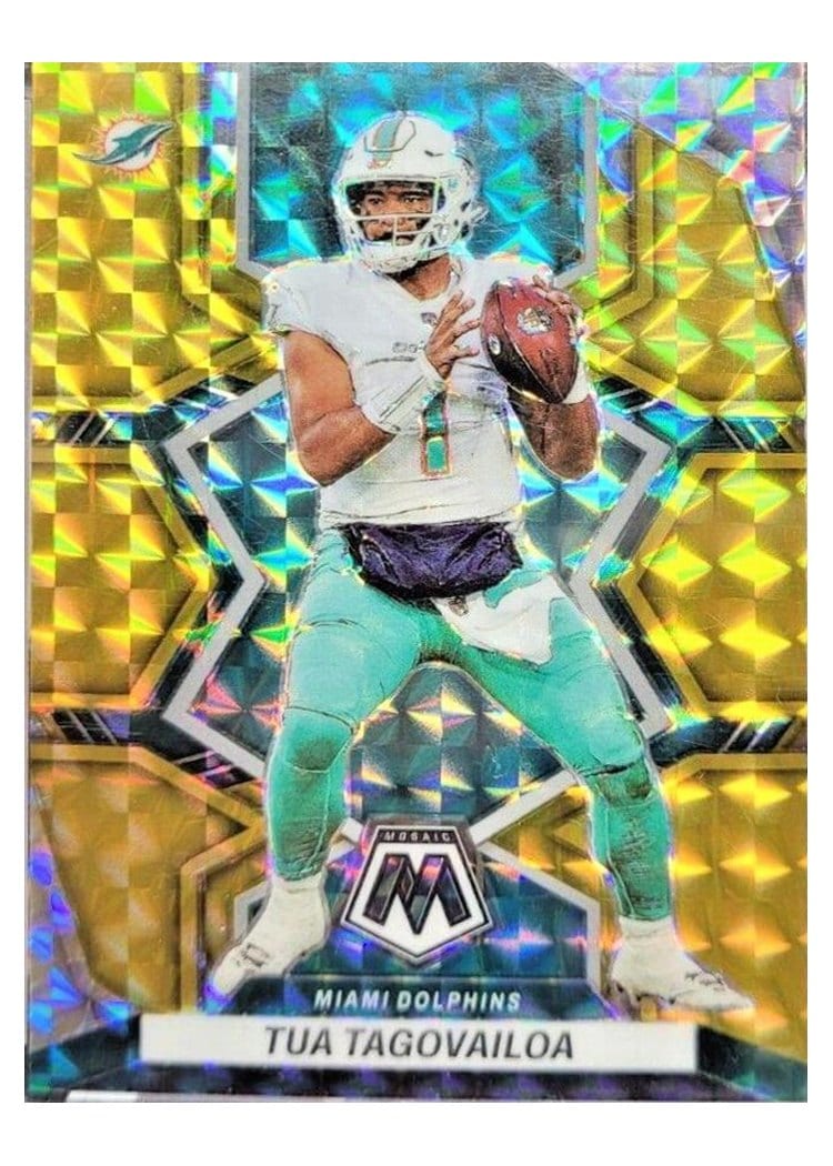 2022 Panini Mosaic Base Set Tua Tagovailoa #121 card