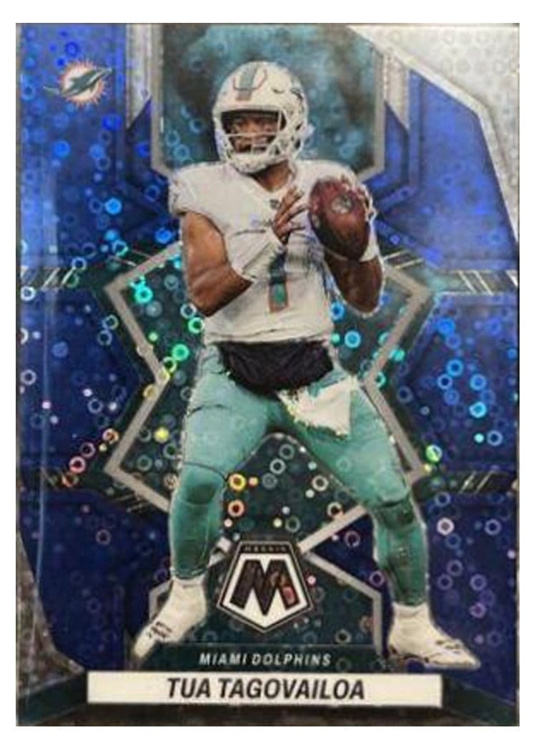 2022 Panini Mosaic Base Set Tua Tagovailoa #121 card