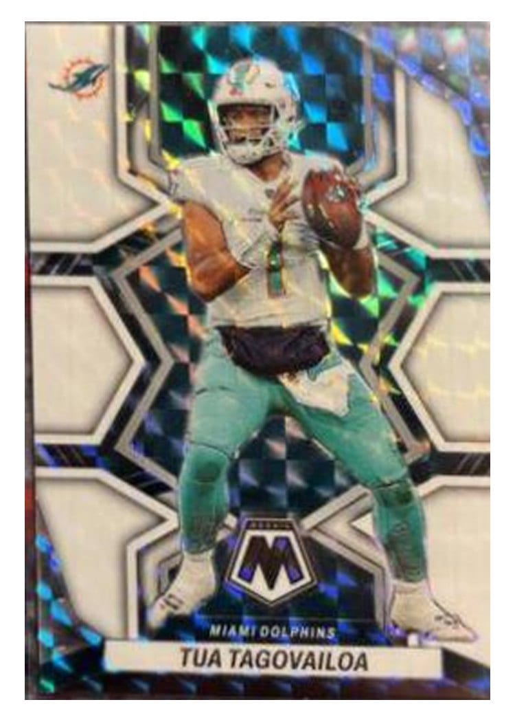 2022 Panini Mosaic Base Set Tua Tagovailoa #121 card