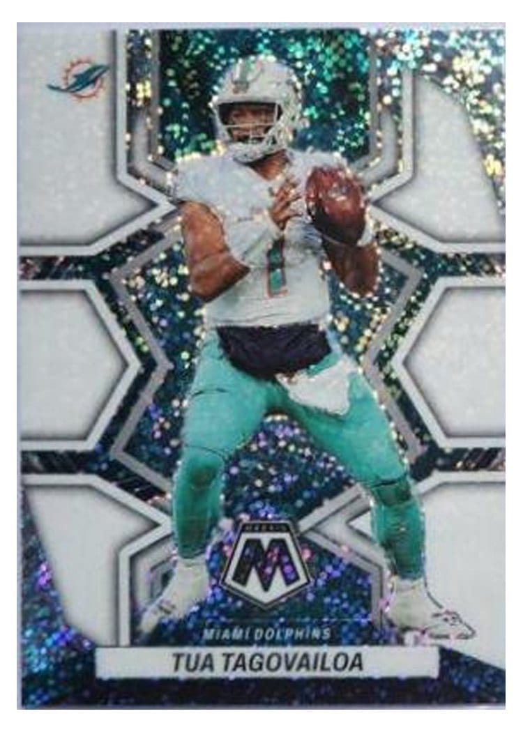 2022 Panini Mosaic Base Set Tua Tagovailoa #121 card