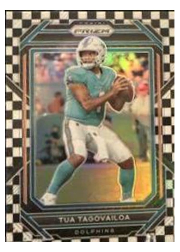 2022 Panini Prizm Base Set Tua Tagovailoa #178 card