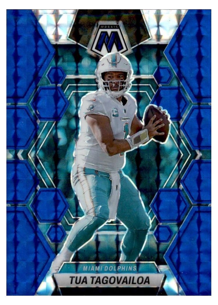 2023 Panini Mosaic Base Set Tua Tagovailoa #143 card