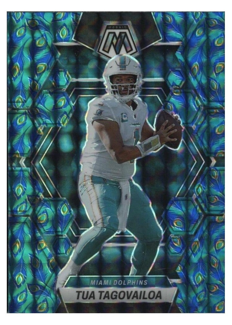 2023 Panini Mosaic Base Set Tua Tagovailoa #143 card
