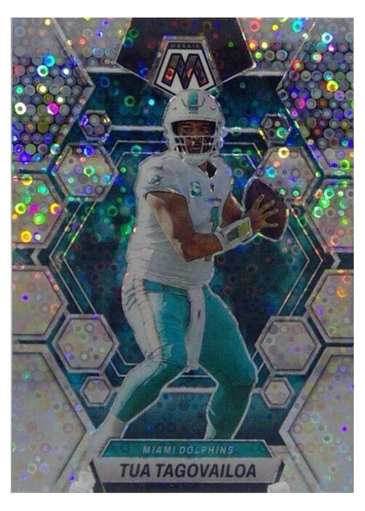 2023 Panini Mosaic Base Set Tua Tagovailoa #143 card