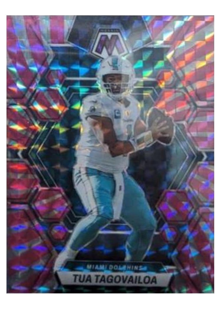 2023 Panini Mosaic Base Set Tua Tagovailoa #143 card