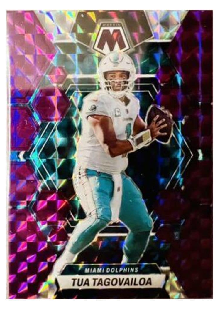 2023 Panini Mosaic Base Set Tua Tagovailoa #143 card