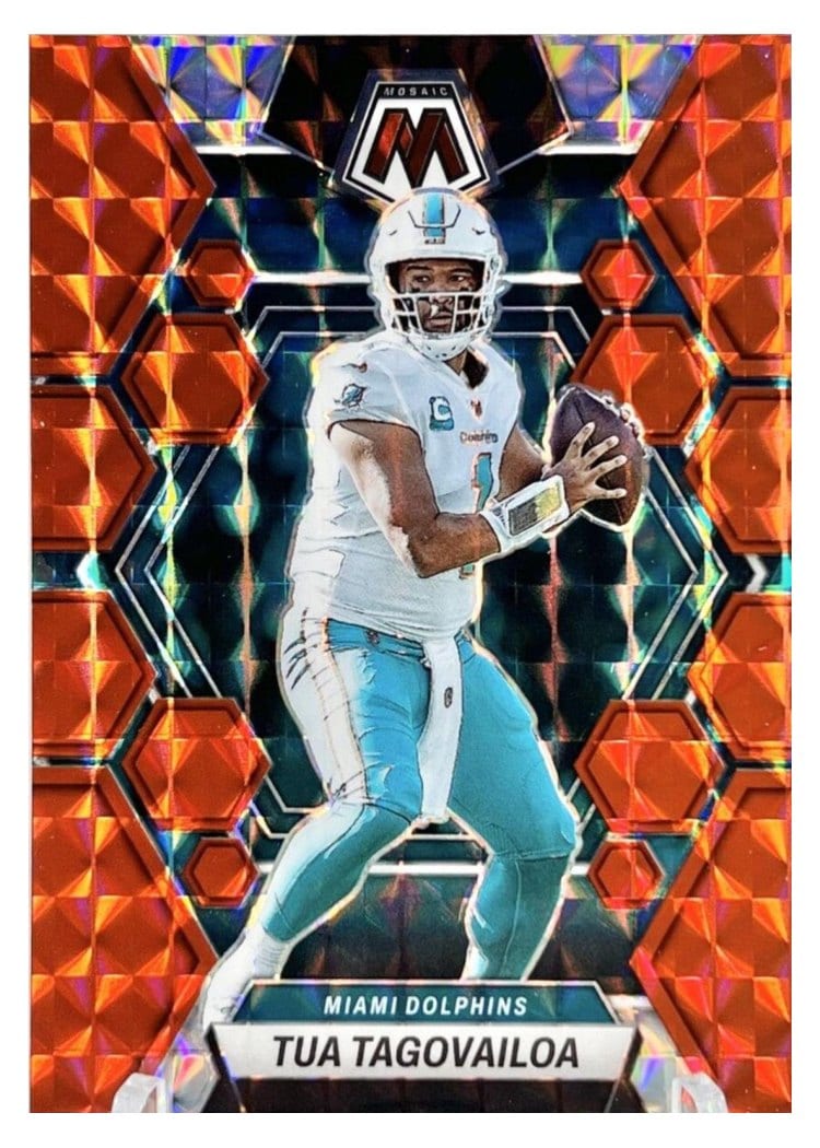 2023 Panini Mosaic Base Set Tua Tagovailoa #143 card