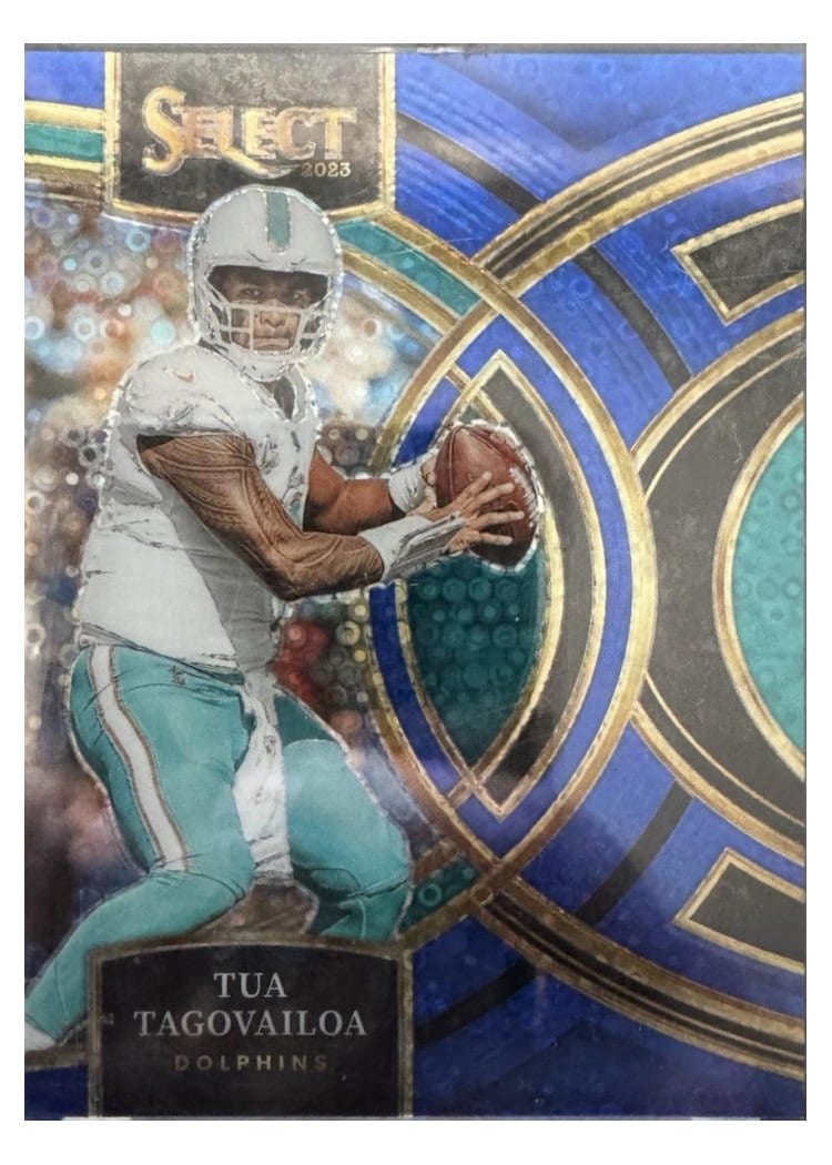 2023 Panini Select Base Set Tua Tagovailoa Snakeskin Prizm #103 card