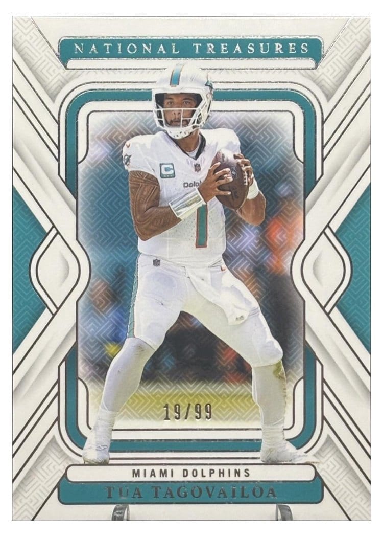 2024 Panini National Treasures Base Set Tua Tagovailoa #61 card
