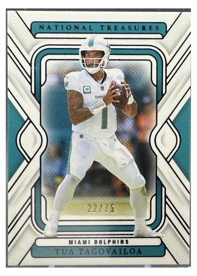 2024 Panini National Treasures Base Set Tua Tagovailoa #61 card