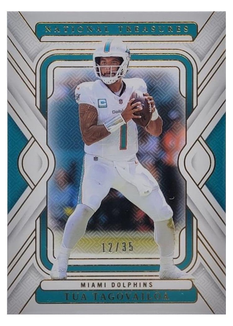 2024 Panini National Treasures Base Set Tua Tagovailoa #61 card