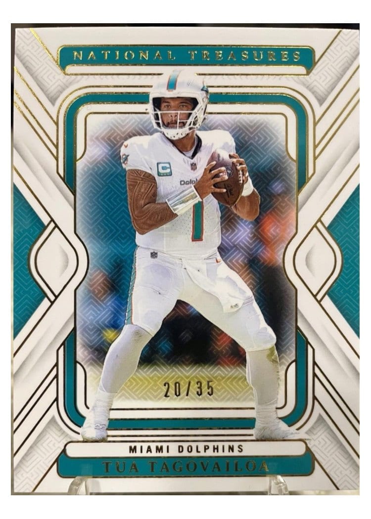 2024 Panini National Treasures Base Set Tua Tagovailoa #61 card