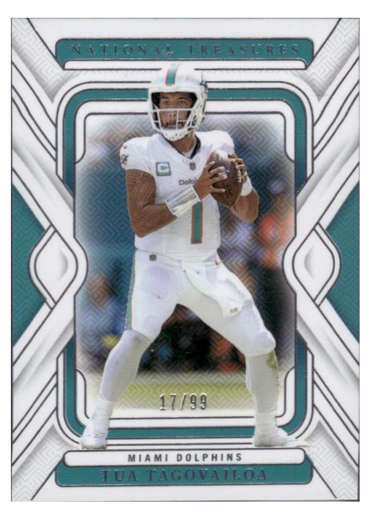 2024 Panini National Treasures Base Set Tua Tagovailoa #61 card