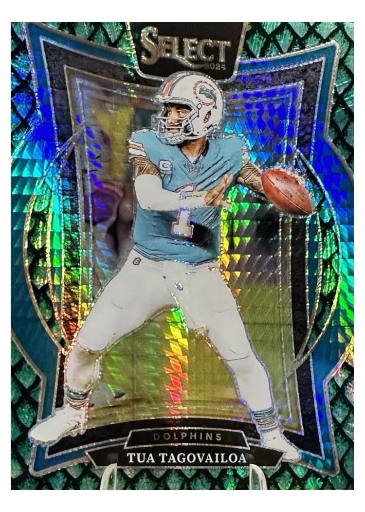2024 Panini Select Base Set Tua Tagovailoa #99 card