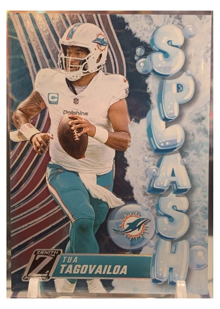 2024 Panini Zenith Splash Tua Tagovailoa #17 card