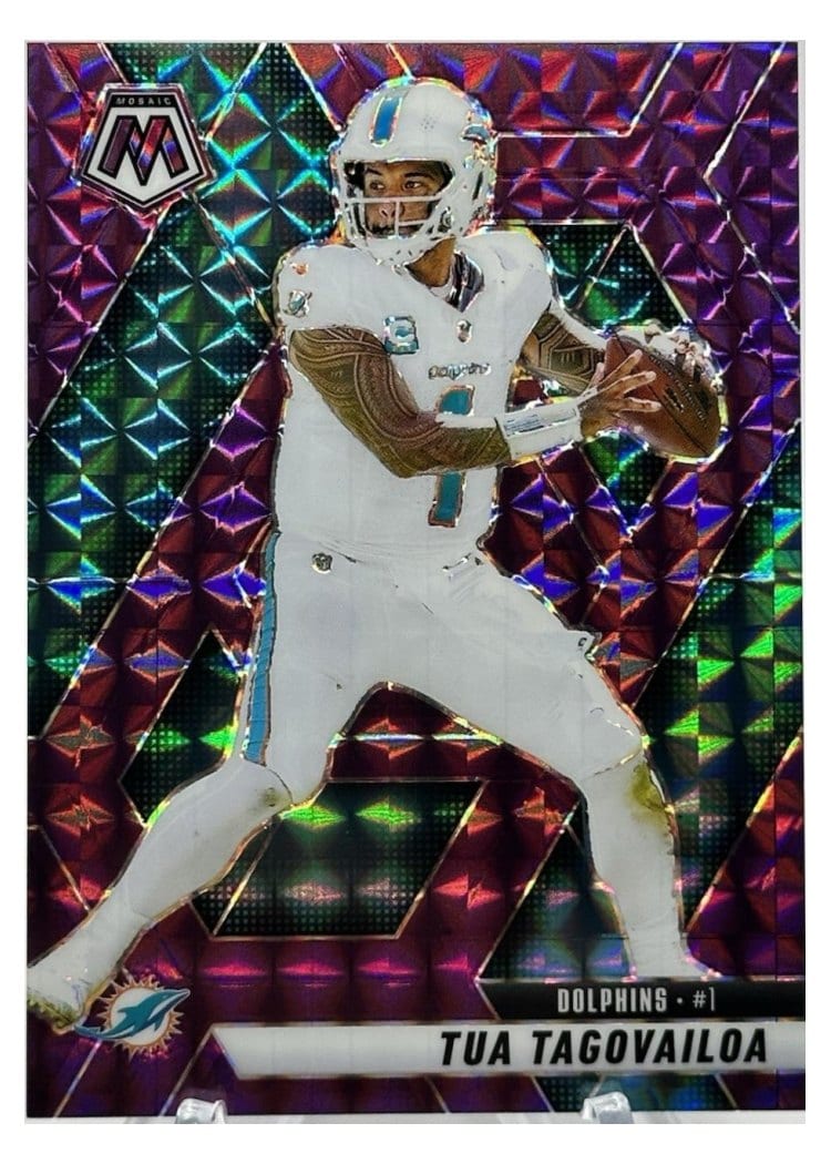 2025 Panini Mosaic Base Set Tua Tagovailoa #159 card