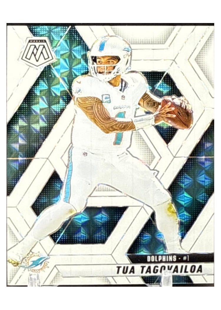 2025 Panini Mosaic Base Set Tua Tagovailoa #159 card