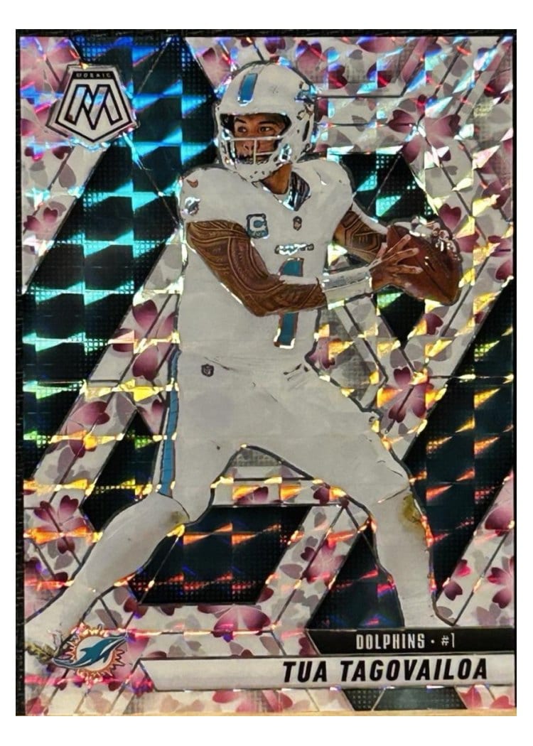 2025 Panini Mosaic Base Set Tua Tagovailoa #159 card