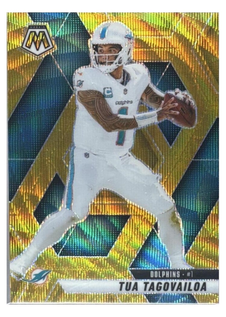 2025 Panini Mosaic Base Set Tua Tagovailoa #159 card