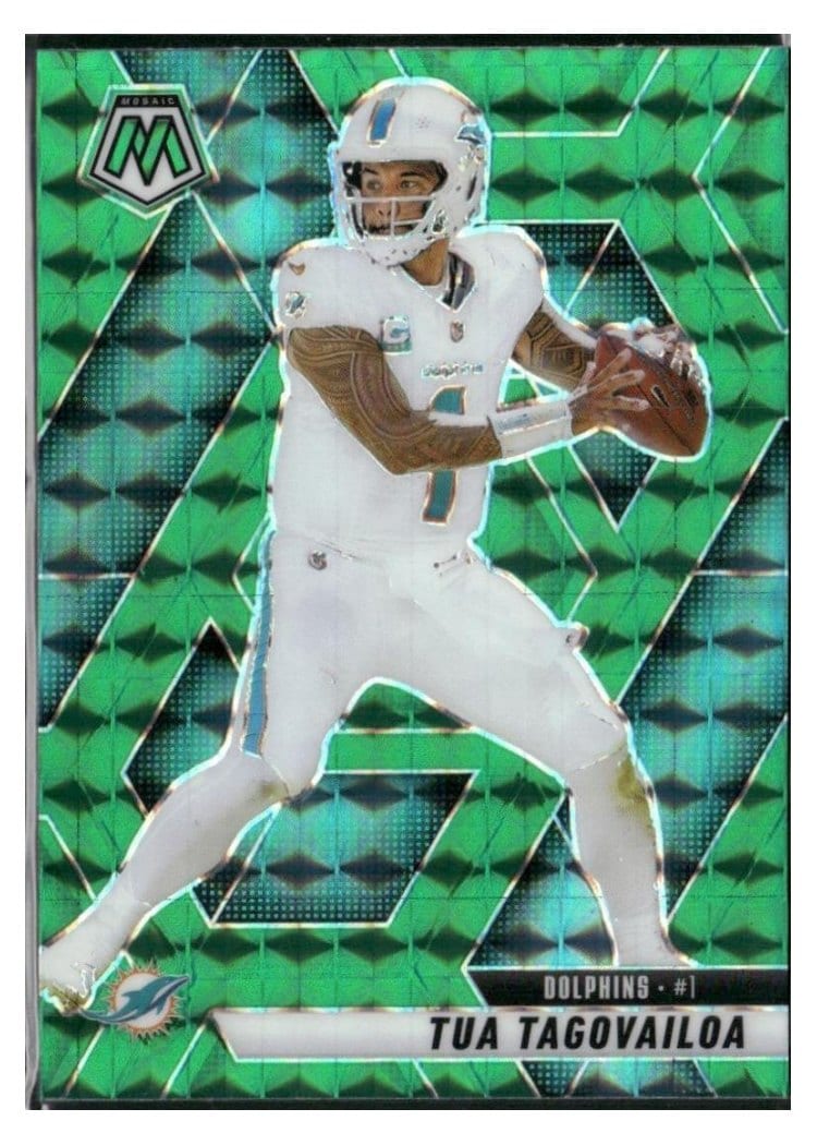 2025 Panini Mosaic Base Set Tua Tagovailoa #159 card