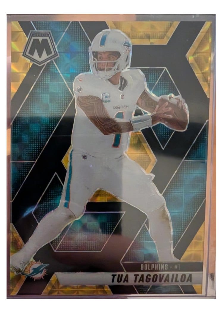 2025 Panini Mosaic Base Set Tua Tagovailoa #159 card