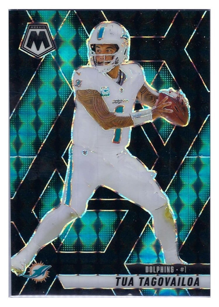 2025 Panini Mosaic Base Set Tua Tagovailoa #159 card