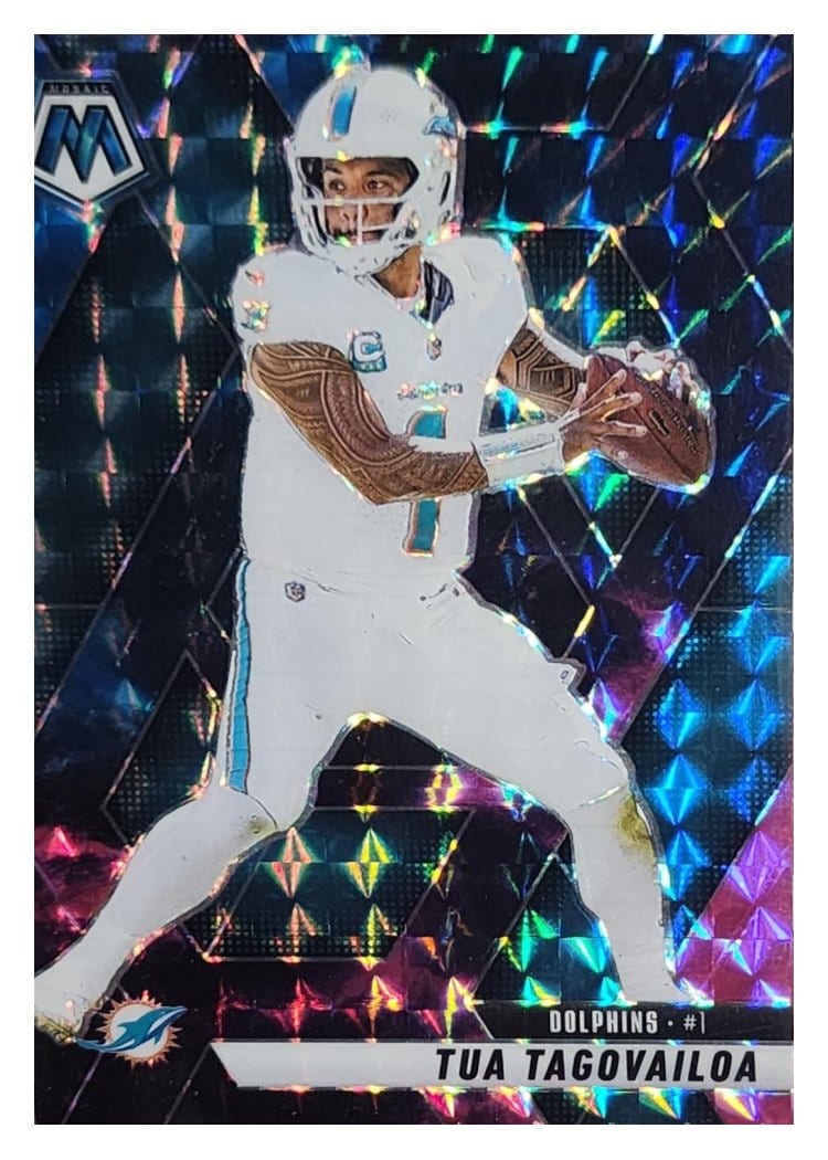 2025 Panini Mosaic Base Set Tua Tagovailoa #159 card