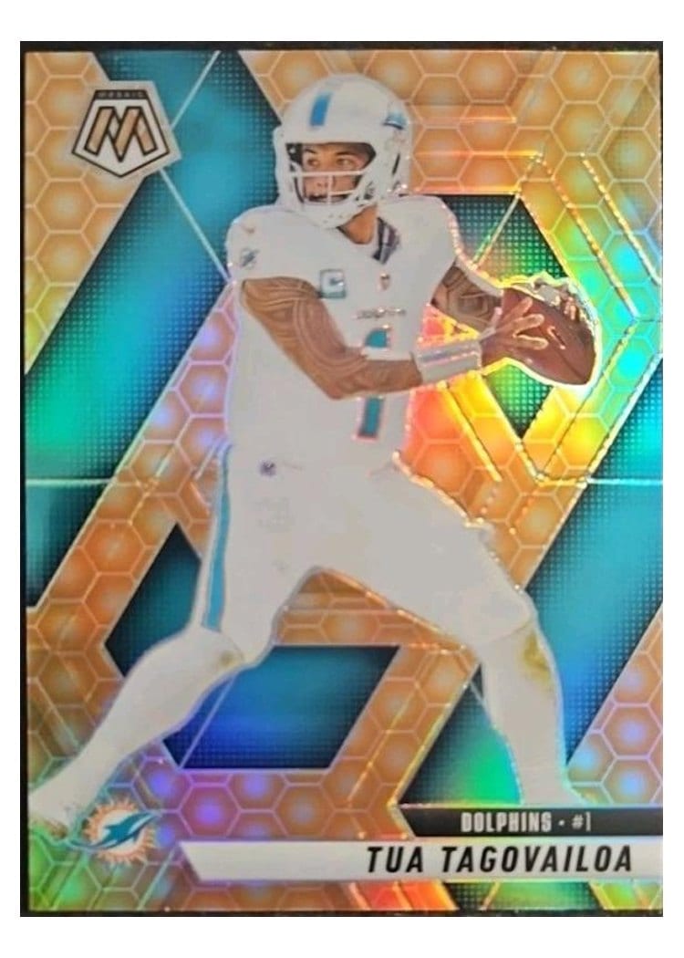 2025 Panini Mosaic Base Set Tua Tagovailoa #159 card