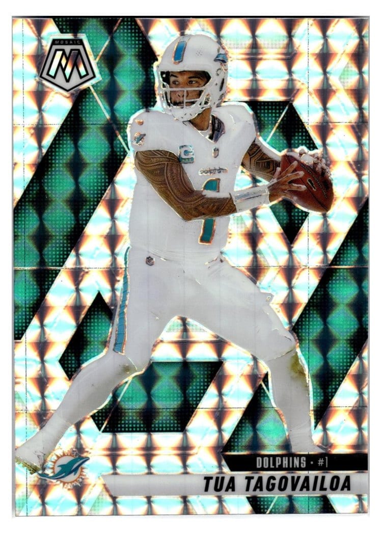 2025 Panini Mosaic Base Set Tua Tagovailoa #159 card