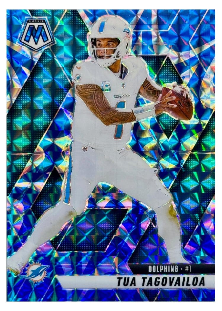 2025 Panini Mosaic Base Set Tua Tagovailoa #159 card