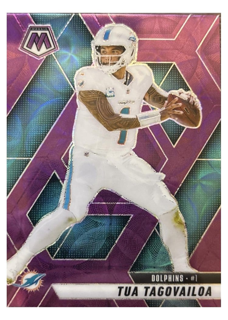 2025 Panini Mosaic Base Set Tua Tagovailoa #159 card