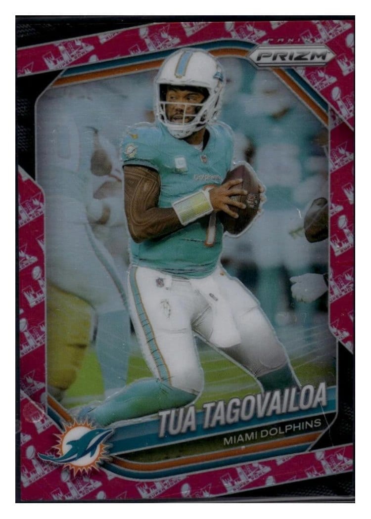 2025 Panini Prizm Base Set Tua Tagovailoa #58 card