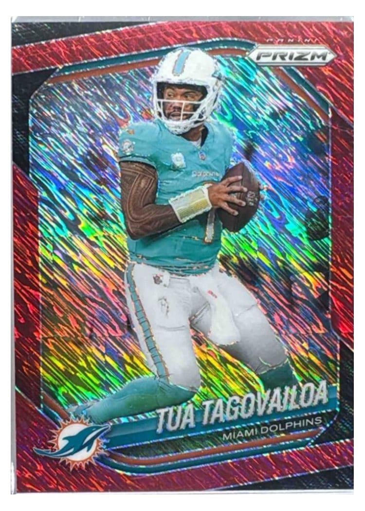 2025 Panini Prizm Base Set Tua Tagovailoa #58 card