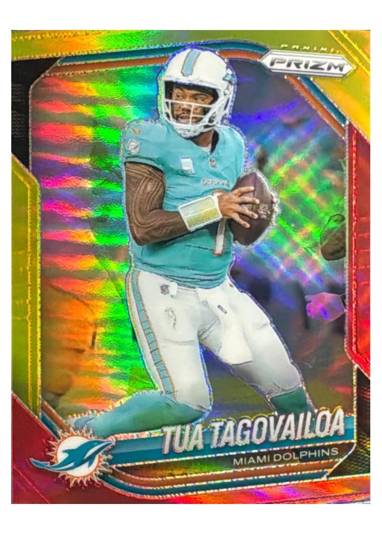 2025 Panini Prizm Base Set Tua Tagovailoa #58 card