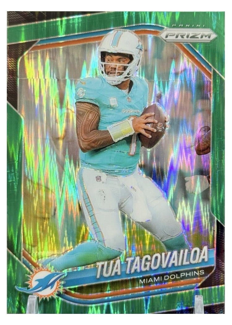 2025 Panini Prizm Base Set Tua Tagovailoa #58 card