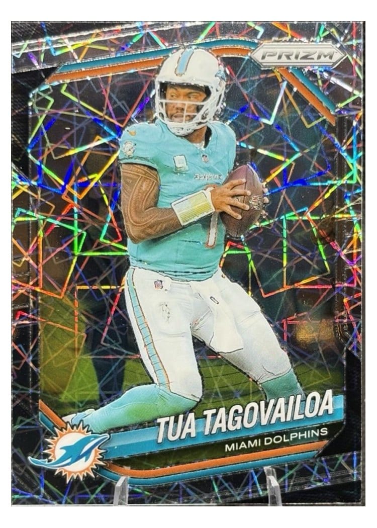 2025 Panini Prizm Base Set Tua Tagovailoa #58 card