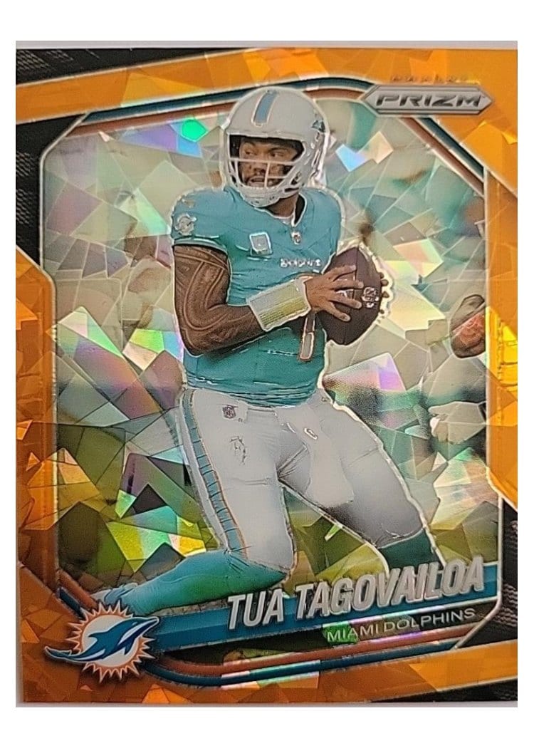 2025 Panini Prizm Base Set Tua Tagovailoa #58 card