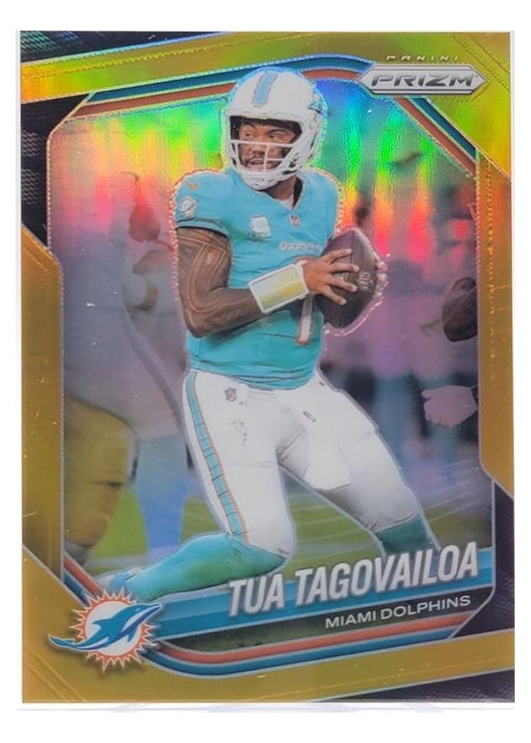 2025 Panini Prizm Base Set Tua Tagovailoa #58 card