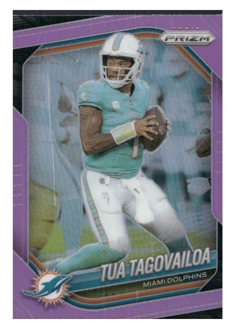 2025 Panini Prizm Base Set Tua Tagovailoa #58 card