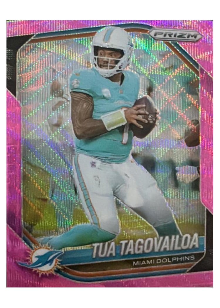 2025 Panini Prizm Base Set Tua Tagovailoa #58 card