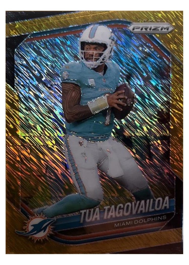 2025 Panini Prizm Base Set Tua Tagovailoa #58 card
