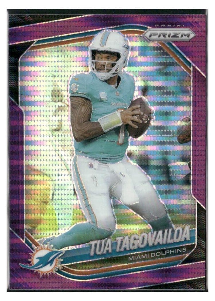 2025 Panini Prizm Base Set Tua Tagovailoa #58 card