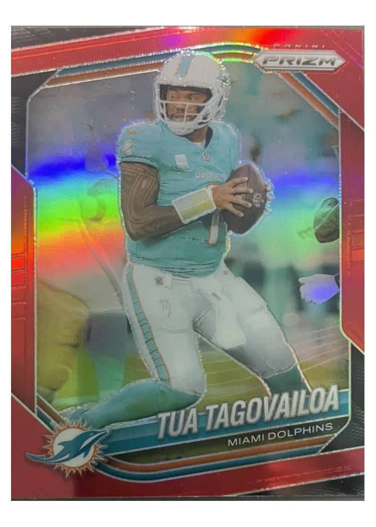 2025 Panini Prizm Base Set Tua Tagovailoa #58 card