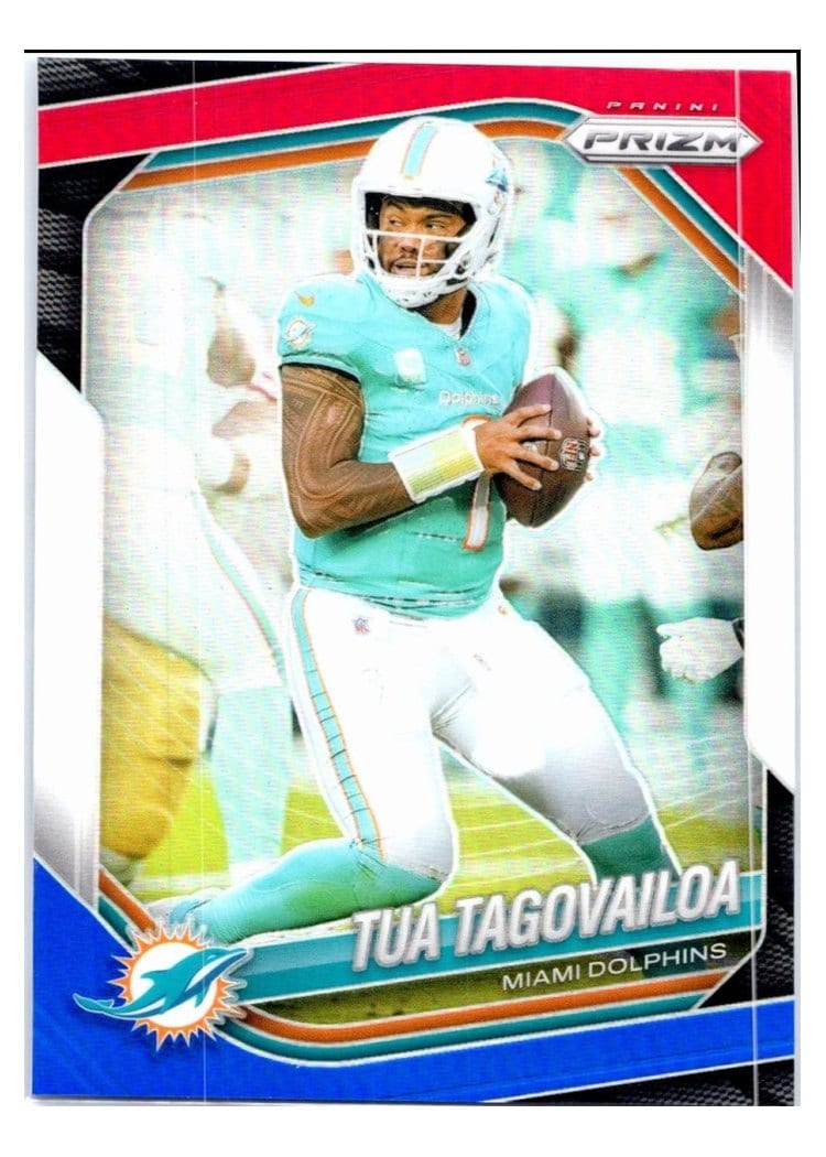 2025 Panini Prizm Base Set Tua Tagovailoa #58 card