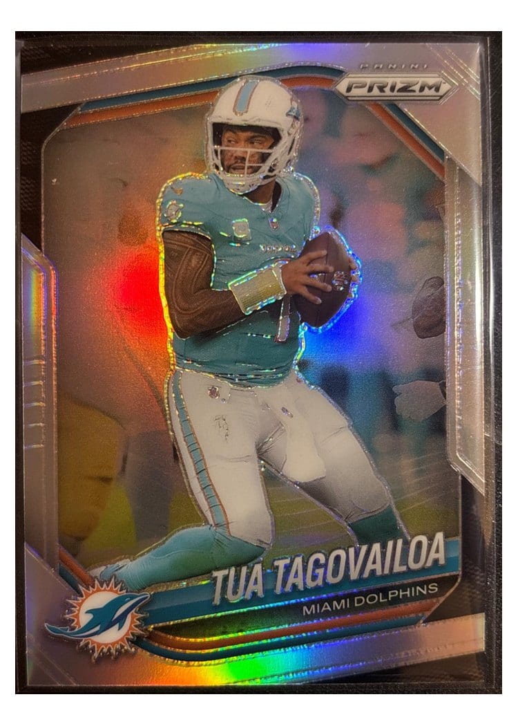 2025 Panini Prizm Base Set Tua Tagovailoa #58 card
