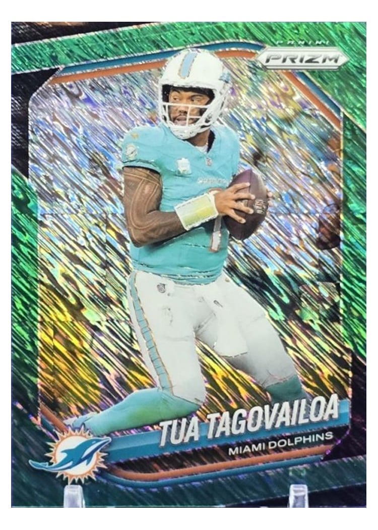 2025 Panini Prizm Base Set Tua Tagovailoa #58 card