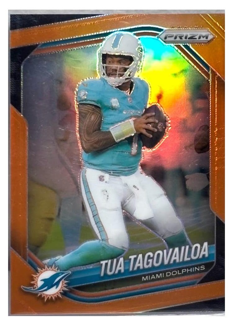 2025 Panini Prizm Base Set Tua Tagovailoa #58 card